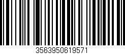 Código de barras (EAN, GTIN, SKU, ISBN): '3563950619571'