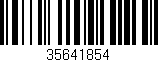Código de barras (EAN, GTIN, SKU, ISBN): '35641854'