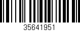 Código de barras (EAN, GTIN, SKU, ISBN): '35641951'