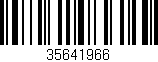 Código de barras (EAN, GTIN, SKU, ISBN): '35641966'