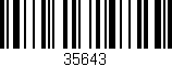 Código de barras (EAN, GTIN, SKU, ISBN): '35643'