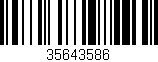 Código de barras (EAN, GTIN, SKU, ISBN): '35643586'