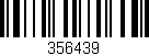 Código de barras (EAN, GTIN, SKU, ISBN): '356439'