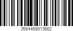 Código de barras (EAN, GTIN, SKU, ISBN): '3564469913662'