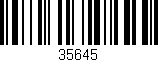 Código de barras (EAN, GTIN, SKU, ISBN): '35645'