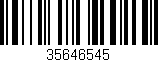 Código de barras (EAN, GTIN, SKU, ISBN): '35646545'