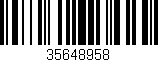 Código de barras (EAN, GTIN, SKU, ISBN): '35648958'