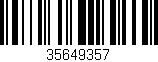 Código de barras (EAN, GTIN, SKU, ISBN): '35649357'