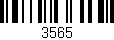 Código de barras (EAN, GTIN, SKU, ISBN): '3565'