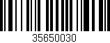 Código de barras (EAN, GTIN, SKU, ISBN): '35650030'