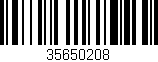 Código de barras (EAN, GTIN, SKU, ISBN): '35650208'