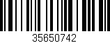 Código de barras (EAN, GTIN, SKU, ISBN): '35650742'