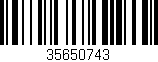 Código de barras (EAN, GTIN, SKU, ISBN): '35650743'