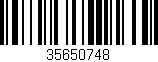 Código de barras (EAN, GTIN, SKU, ISBN): '35650748'