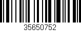 Código de barras (EAN, GTIN, SKU, ISBN): '35650752'