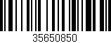 Código de barras (EAN, GTIN, SKU, ISBN): '35650850'