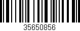 Código de barras (EAN, GTIN, SKU, ISBN): '35650856'