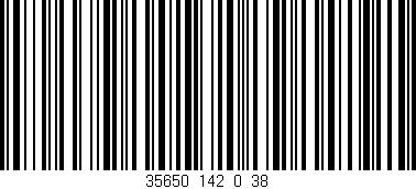 Código de barras (EAN, GTIN, SKU, ISBN): '35650_142_0_38'