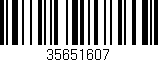 Código de barras (EAN, GTIN, SKU, ISBN): '35651607'