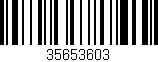 Código de barras (EAN, GTIN, SKU, ISBN): '35653603'
