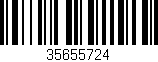 Código de barras (EAN, GTIN, SKU, ISBN): '35655724'