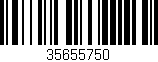 Código de barras (EAN, GTIN, SKU, ISBN): '35655750'