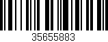 Código de barras (EAN, GTIN, SKU, ISBN): '35655883'