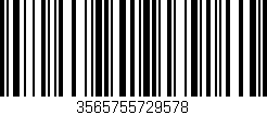 Código de barras (EAN, GTIN, SKU, ISBN): '3565755729578'
