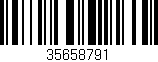 Código de barras (EAN, GTIN, SKU, ISBN): '35658791'