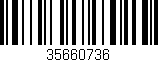 Código de barras (EAN, GTIN, SKU, ISBN): '35660736'
