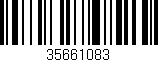 Código de barras (EAN, GTIN, SKU, ISBN): '35661083'