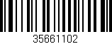 Código de barras (EAN, GTIN, SKU, ISBN): '35661102'