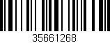 Código de barras (EAN, GTIN, SKU, ISBN): '35661268'