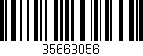 Código de barras (EAN, GTIN, SKU, ISBN): '35663056'