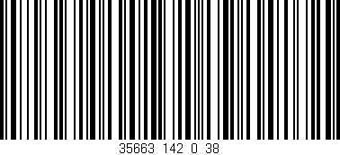 Código de barras (EAN, GTIN, SKU, ISBN): '35663_142_0_38'