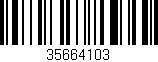 Código de barras (EAN, GTIN, SKU, ISBN): '35664103'