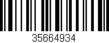 Código de barras (EAN, GTIN, SKU, ISBN): '35664934'