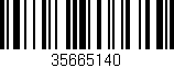 Código de barras (EAN, GTIN, SKU, ISBN): '35665140'