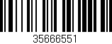 Código de barras (EAN, GTIN, SKU, ISBN): '35666551'