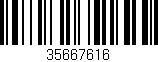 Código de barras (EAN, GTIN, SKU, ISBN): '35667616'