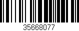 Código de barras (EAN, GTIN, SKU, ISBN): '35668077'