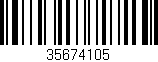 Código de barras (EAN, GTIN, SKU, ISBN): '35674105'