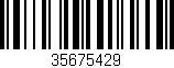 Código de barras (EAN, GTIN, SKU, ISBN): '35675429'