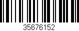 Código de barras (EAN, GTIN, SKU, ISBN): '35676152'