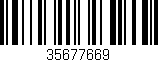 Código de barras (EAN, GTIN, SKU, ISBN): '35677669'