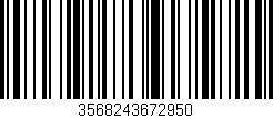 Código de barras (EAN, GTIN, SKU, ISBN): '3568243672950'