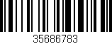 Código de barras (EAN, GTIN, SKU, ISBN): '35686783'