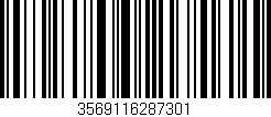 Código de barras (EAN, GTIN, SKU, ISBN): '3569116287301'