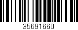 Código de barras (EAN, GTIN, SKU, ISBN): '35691660'