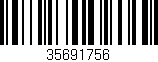 Código de barras (EAN, GTIN, SKU, ISBN): '35691756'